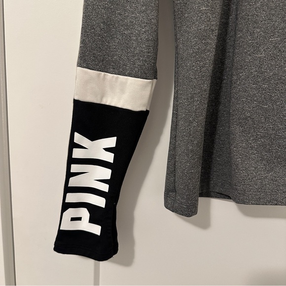 Victorias Secret PINK Ultimate Half Zip Pullover Track Jacket Size Small Women’s - Picture 3 of 9